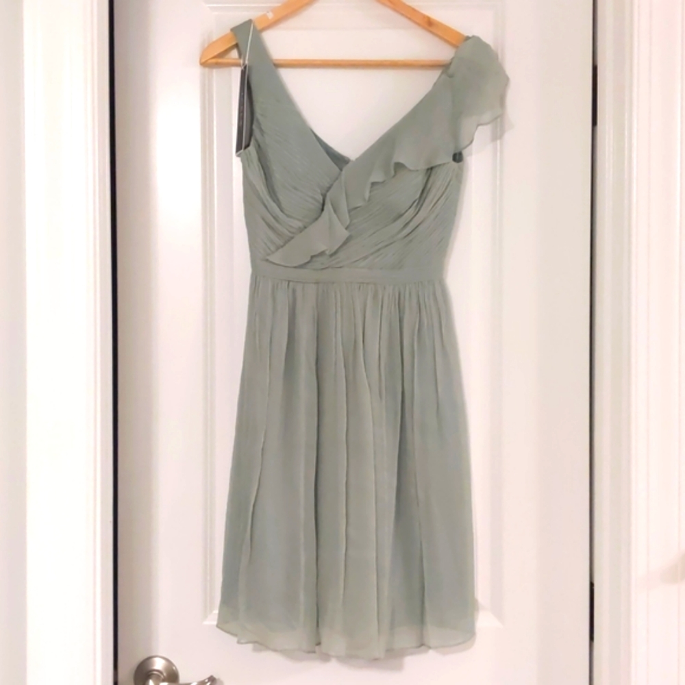 NWT JCrew silk chiffon wedding guest dress Size  P0